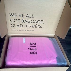 BEIS The 26" Check-in Roller in Barbie™ Pink